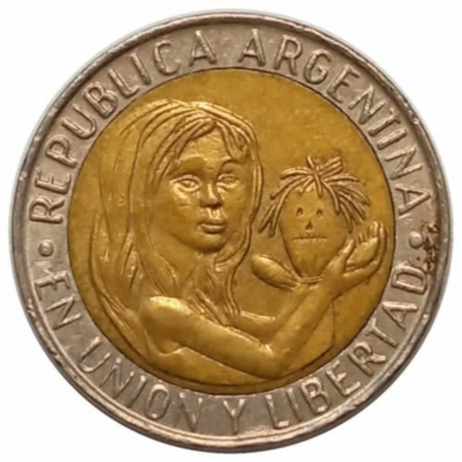 1 Peso Argentina 1996 Comemorativa