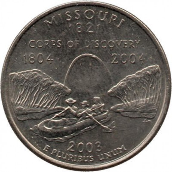 Quarter Dollar EUA 2003 D Comemorativa