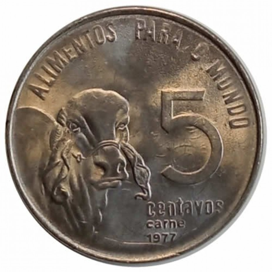 5 Centavos De Cruzeiro Brasil 1977 FC REF 335