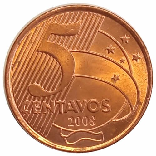 5 Centavos Brasil 2008 SOB