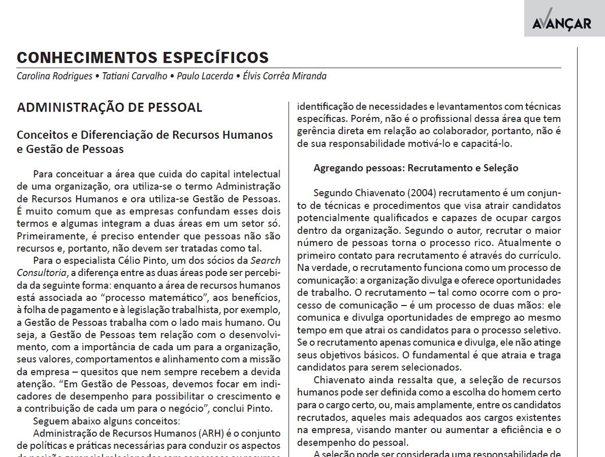 SES DF SECRETARIA DE SAÚDE DO DISTRITO FEDERAL TÉCNICO EM GESTÃO E