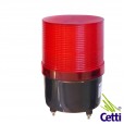 Sinaleiro Rotativo LED Vermelho e Alarme Sonoro