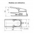 Pedal Interruptor Elétrico Industrial com Proteção JNG MD-13H