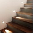 Balizador LED de Embutir em Parede Interna Quadrado Branco 3W Luz Amarela Opus Vision DN33266