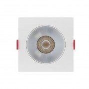 Spot LED de Embutir Quadrado Branco 5W Luz 3000K Opus ECO32720