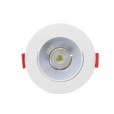 Spot LED de Embutir Redondo 5W Luz Amarela Opus Eco32726