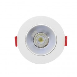 Spot LED de Embutir Redondo 5W Luz Amarela Opus Eco32726