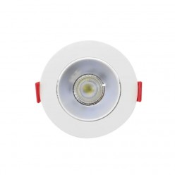 Spot LED de Embutir Redondo Branco 3W Luz 6500K Opus ECO33020
