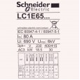 Contator Schneider Tripolar 65A 24V CA LC1E65B7
