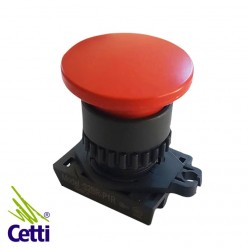 Botão Cogumelo Vermelho 40 mm Autonics S2BR-P1R