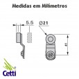 Alavanca com Roldana Metálica para Interruptor de Fim de Curso ZCKY33 Telemecanique