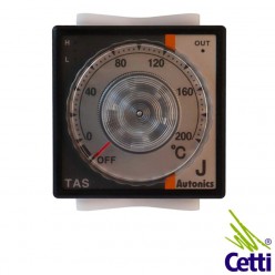 Controlador de Temperatura Analógico 100 a 240VCA 1NA-NF- Tipo J de 0 a 200ºC Autonics TAS-B4RJ2C