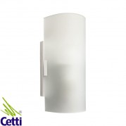 Luminária de Parede Arandela Branca de Vidro p/ Banheiro E27 Blumenau 81171404