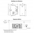 Módulo de Interruptor de Luz Simples Preto 10A para Placa 4x2 e 4x4 WEG Refinatto 13798032