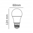 Lâmpada LED Bulbo 15W 4000K A60