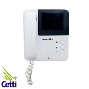 Monitor Extensão para Vídeo Porteiro Branco Protection PT-3005