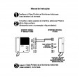 Interfone Extensão para Vídeo Porteiro Branco Protection PT-3010