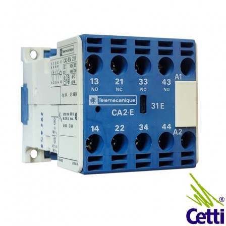 Mini Contator Auxiliar Telemecanique 125VCC 3NA + 1NF CA2EN231FE