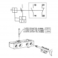 Bloco de Contato Auxiliar 1NA+1NF para Disjuntor Motor WEG ACBF-11-10047296