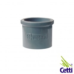 Bucha de Redução de  1 Polegada para 3/4 para Eletroduto PVC Rígido Cinza Externo Wetzel BSRC-15