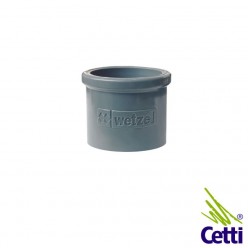 Bucha de Redução de  3/4 para 1/2 Polegada para Eletroduto PVC Rígido Cinza Externo Wetzel BSRC-10