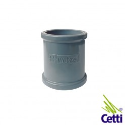 Luva para Eletroduto 1/2 Polegada Rígido Cinza Externo PVC Wetzel LC-10