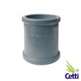 Luva para Eletroduto 1 Polegada Rígido Cinza Externo PVC Wetzel LC-20