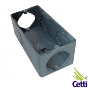 Caixa para Eletroduto PVC Cinza com 6 Saídas de 1 Polegada PoliWetzel LP6C-20
