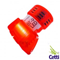 Sirene Industrial com LED Vermelho 112 dB Bivolt Beatek BT-9+LED  