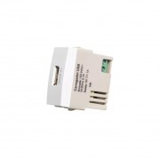 Módulo de Tomada Carregador USB 1A Branco 5V Sleek MarGirius 16066