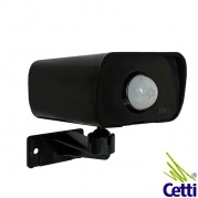 Sensor de Presença Externo Noturno Bivolt com Fotocélula Preto MPX-40F Margirius