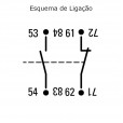Bloco de Contato Lateral 1NA + 1NF p/ Contator Moeller Eaton DILM820-XHI11-SA