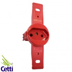 Módulo de Tomada 20A Redonda Vermelha para Condulete WEG 14017941