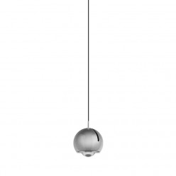 Lustre Pendente LED Redondo Pequeno Cromado Opus Okio HM85186