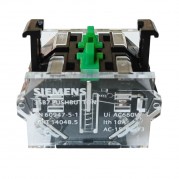 Bloco de Contato 2NA para Botão Siemens 3SB7400-1AA10-1EB0