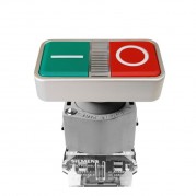 Botão Duplo Siemens 1NA 1NF Verde e Vermelho 3SB7130-3AA24-1MK0