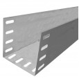 Eletrocalha Lisa 100 x 100 mm Chapa 24 Galvanizada a Zinco - 3 metros