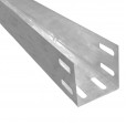 Eletrocalha Lisa 50 x 50 mm Chapa 24 Galvanizada a Zinco - 3 metros