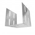 Emenda Eletrocalha 100 x 100 mm Galvanizada - Interna “U”