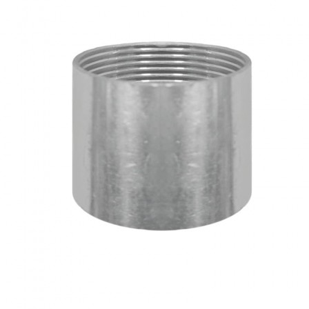 Luva para Conexão de Eletroduto de 1.1/2" Galvanizada Roscada