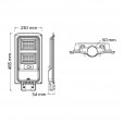 Luminária para Poste LED Solar com Controle Remoto Philips BRC010 LED20/765