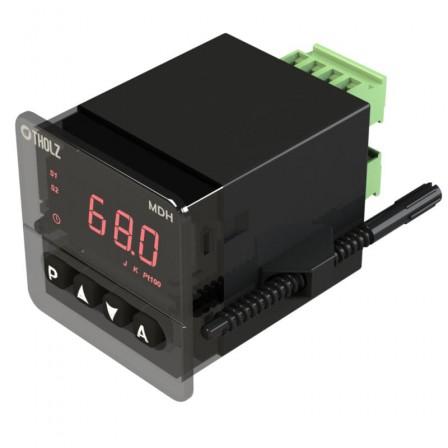 Controlador Digital de Temperatura de 12 a 24VCC-CA Tholz MDH