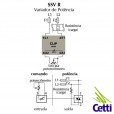 Variador de Potência com Potenciômetro e Chave Estática 200V a 240V 40A SSVR Clip
