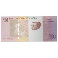 Cédula 10 kwanzas - Angola - 2012
