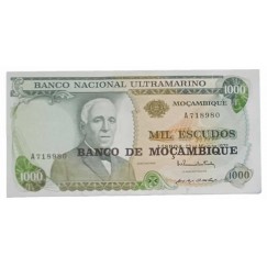 Cédula 1000 Escudos - Moçambique - 1972