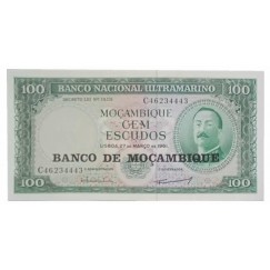 Cédula 100 Escudos - Moçambique - 1961