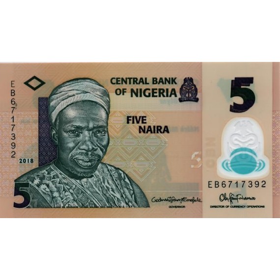 5 Naira - Nigéria - 2018