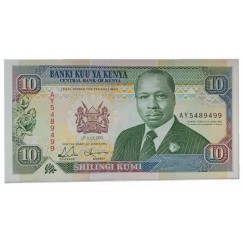 Cédula 10 Shillings - Quenia - 1993