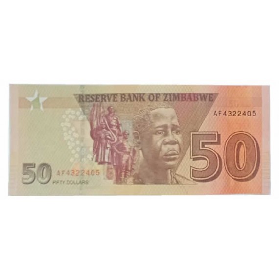 Cédula 50 Dollars - Zimbabwe - 2020