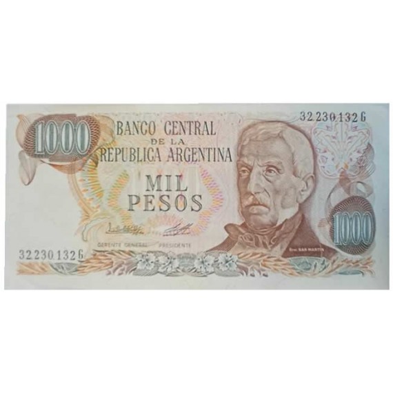 Cédula 1000 pesos - Argentina